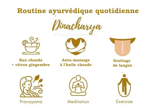 Dinacharya (routine) ayurvédique